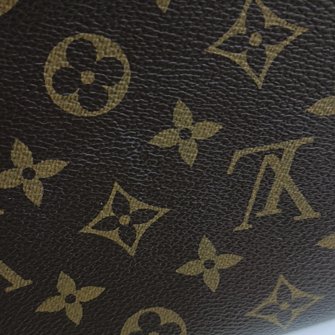 PALLAS BB Monogram Coated Canvas Brown