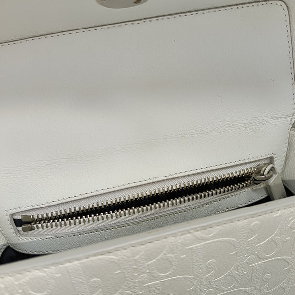 Calfskin Shoulder Bag White