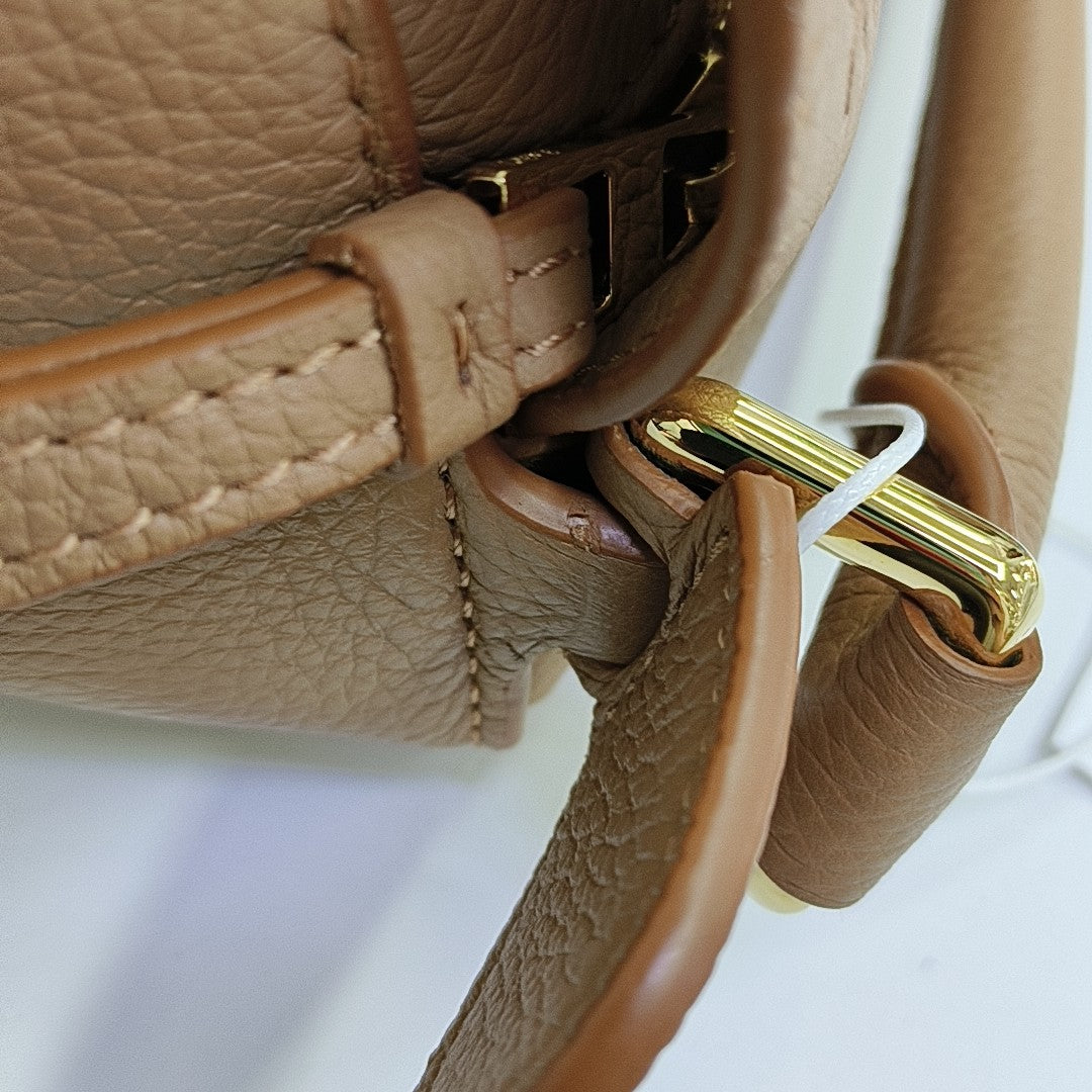 Puzzle Small Calfskin Brown