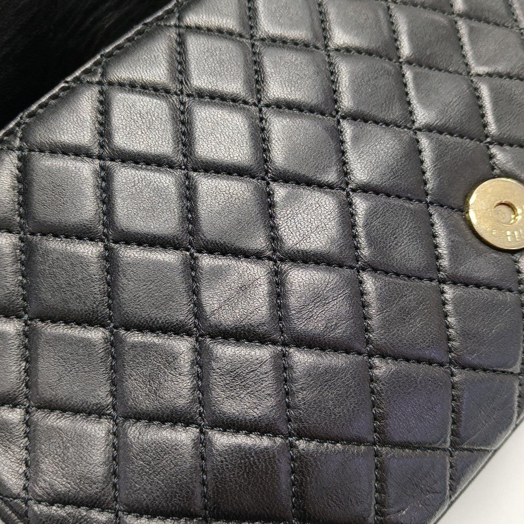 Westminster Medium Quilted Lambskin Black