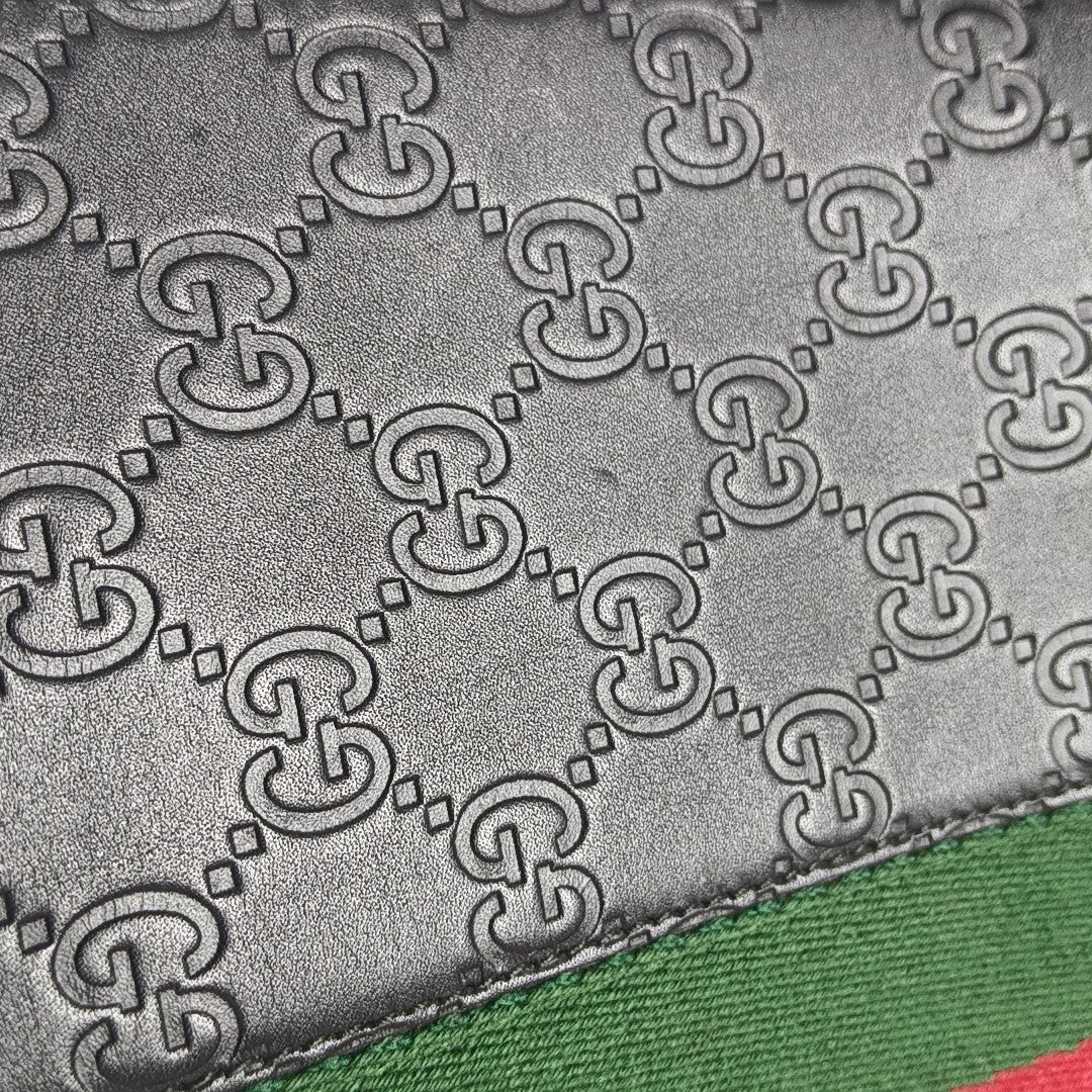 Signature Monogram Calfskin Black