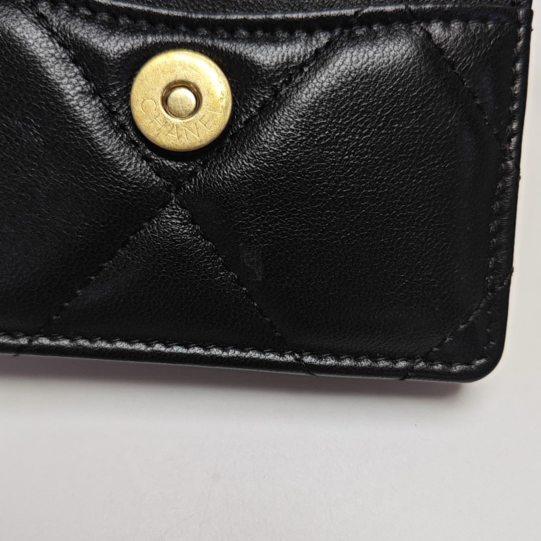 CHANEL 19 Small Quilted Lambskin Black
