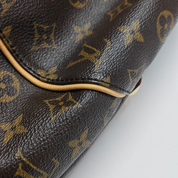 GALLIERA GM Monogram Coated Canvas Brown