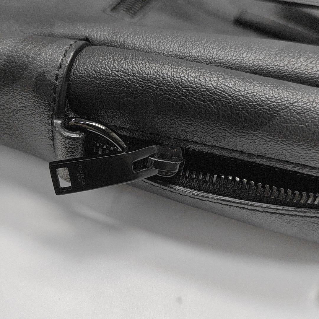 Calfskin Shoulder Bag Black