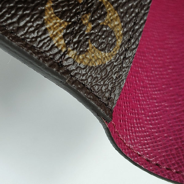 EMILIE Monogram Coated Canvas Brown Wallet