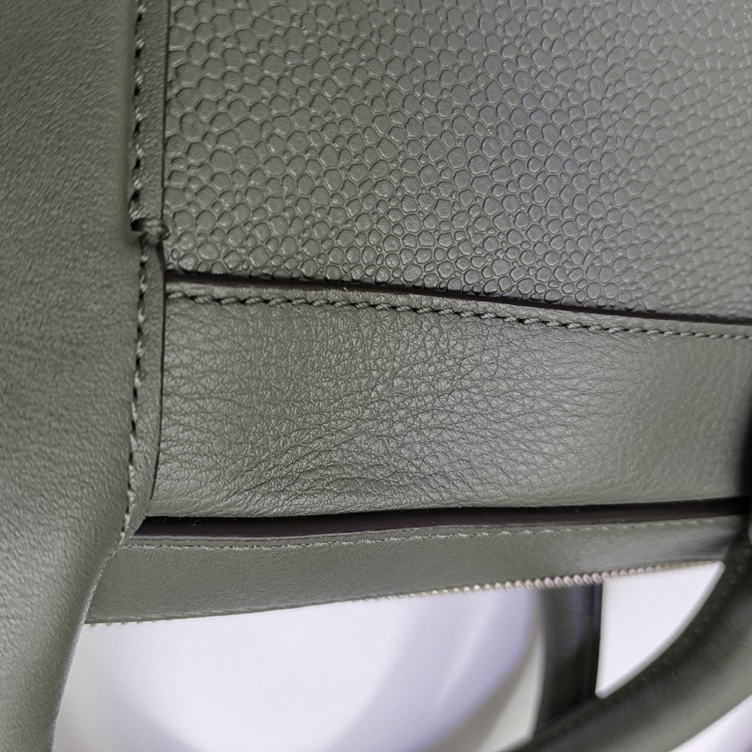 Calfskin Top Handle Bag Green