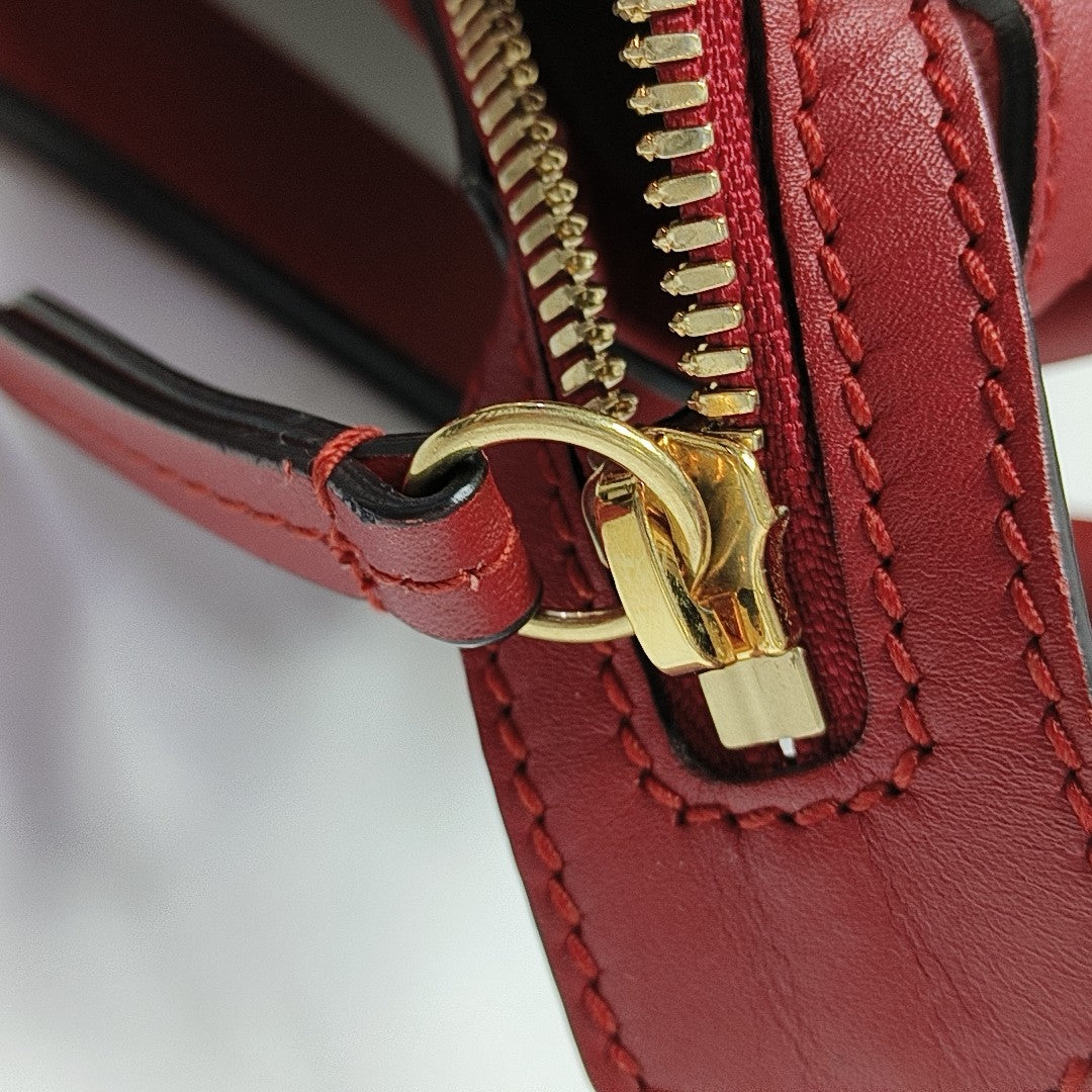 Monogram Coated Canvas Shoulder Bag Beige