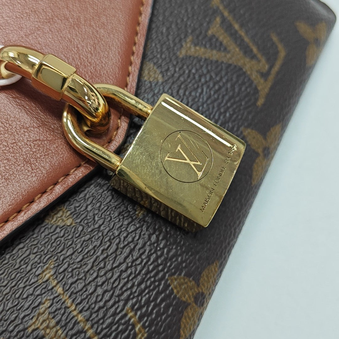 PADLOCK Monogram Coated Canvas Brown