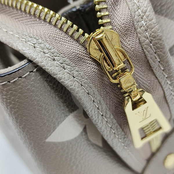 PALAIS PM Monogram Calfskin Gray