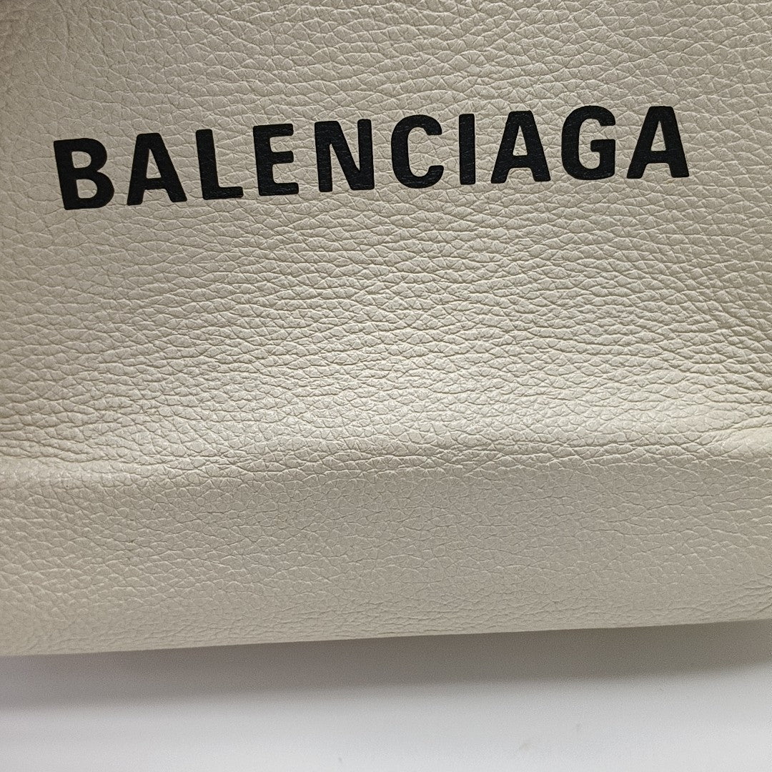 Shopping Bag Super Mini Calfskin White
