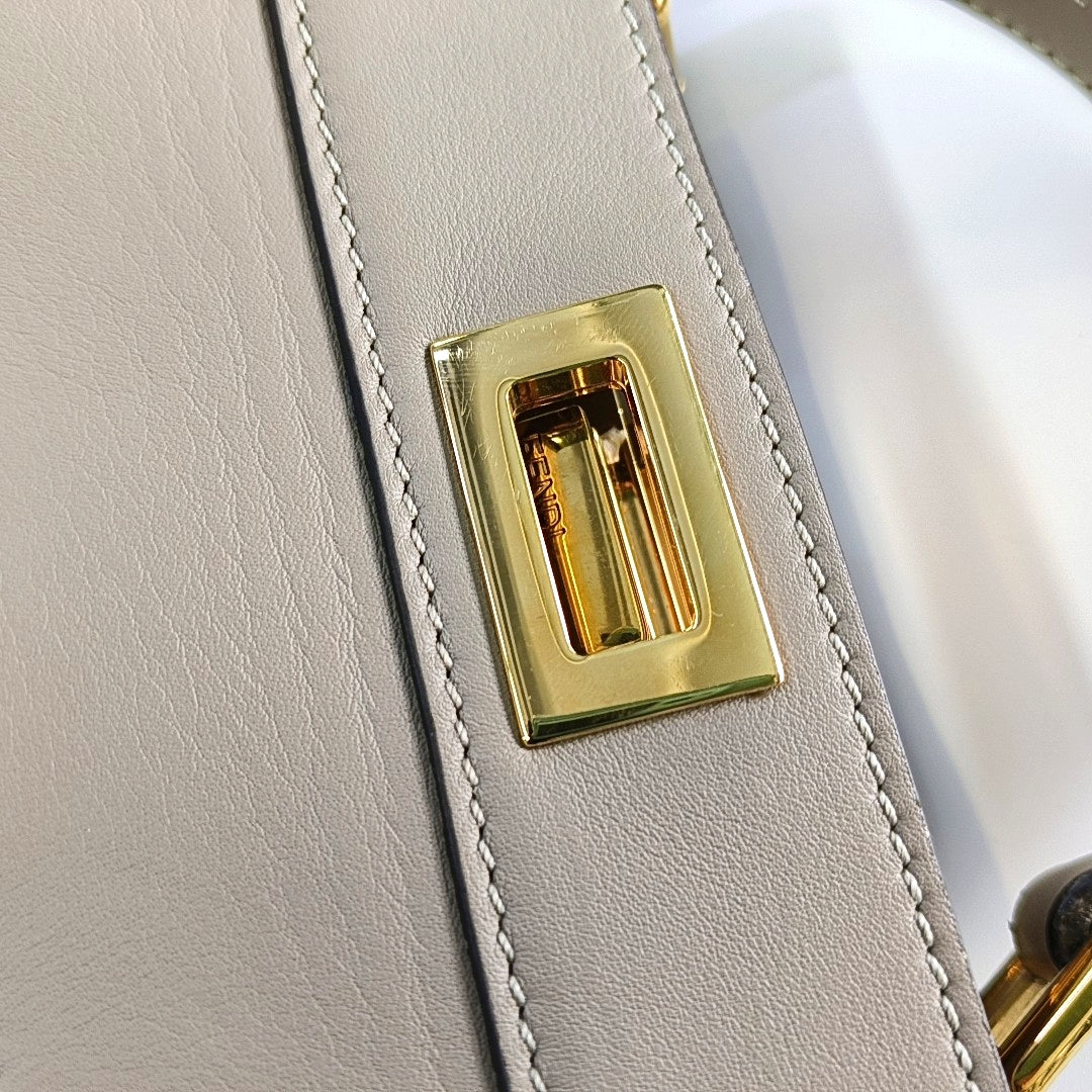Peekaboo Mini Calfskin Gray