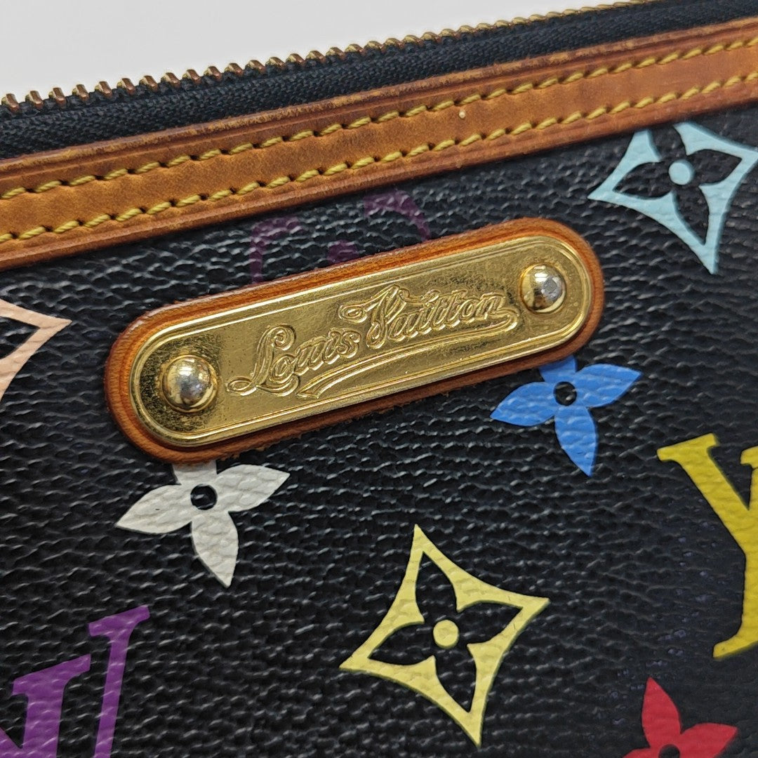 LV × TM VINTAGE MILLA Monogram Coated Canvas Black