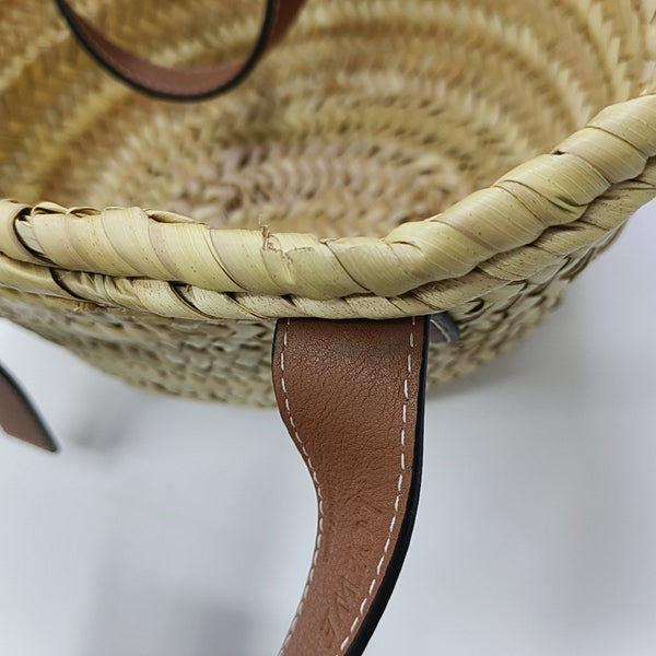 Basket Small Straw Beige
