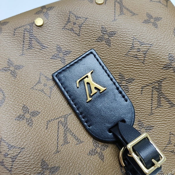 ATLANTIS PM Monogram Coated Canvas Brown