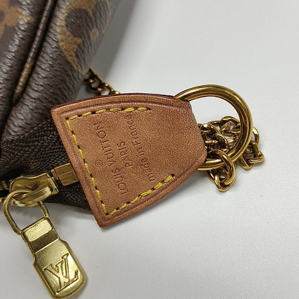 ACCESSOIRES Mini Monogram Coated Canvas Brown