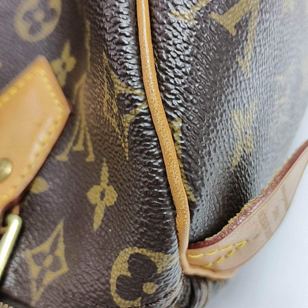 SPEEDY 25 Lona Monogram Revestida Marrón