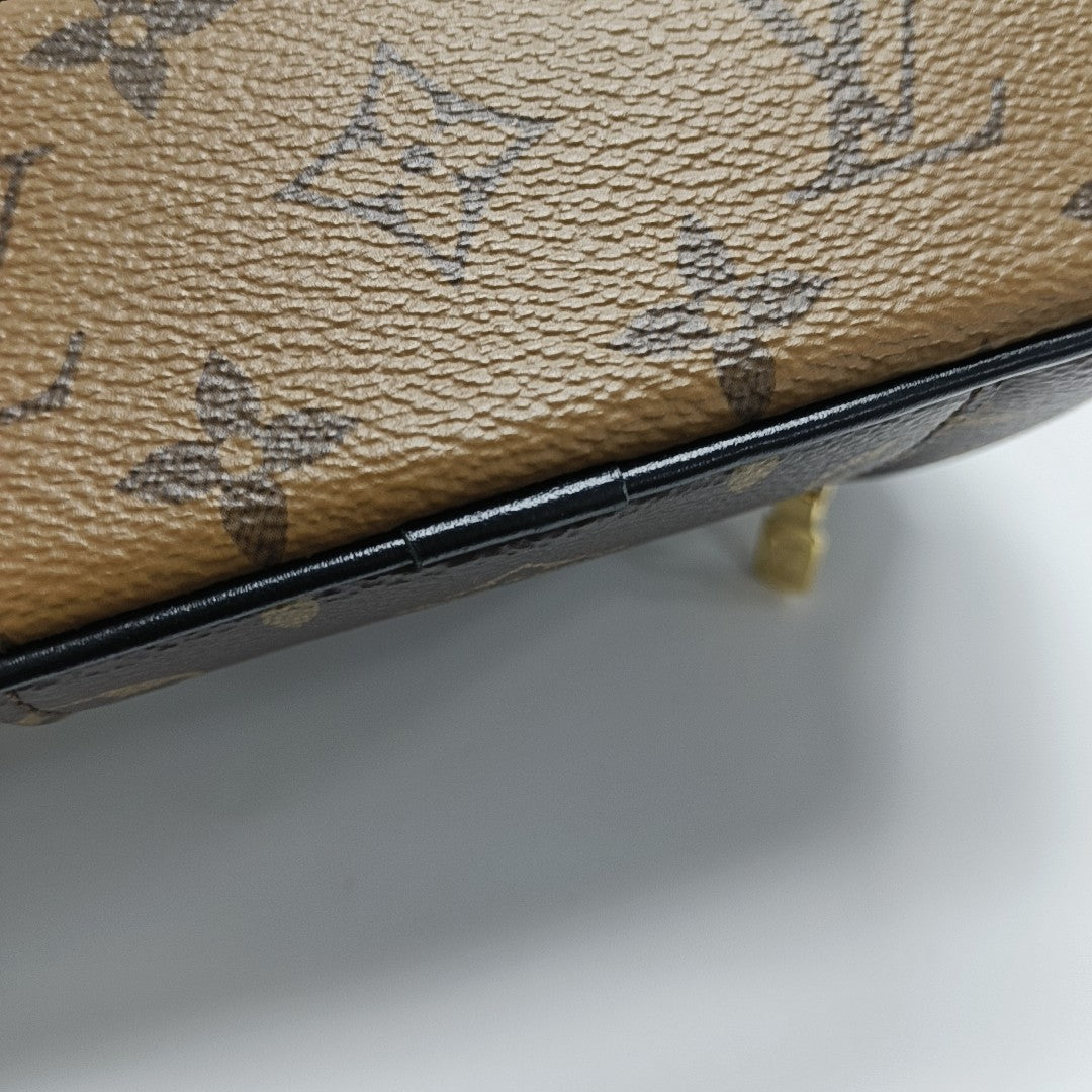 Vanity Chain Pouch Monogram Coated Canvas Brown