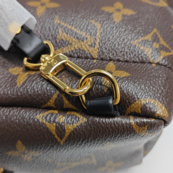 PALM SPRINGS Mini Monogram Coated Canvas Brown