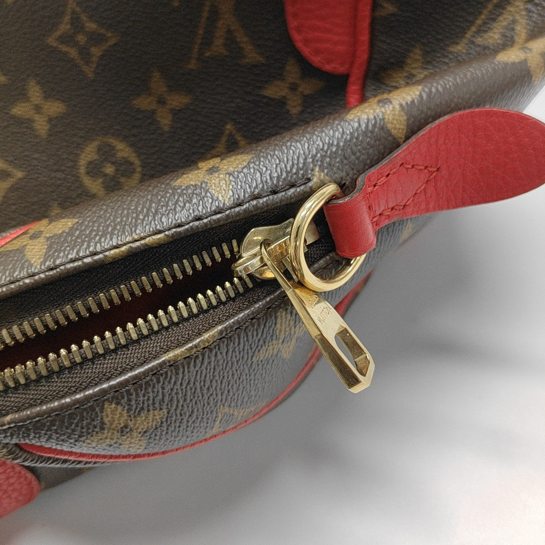 RETIRO NM Monogram Coated Canvas Brown