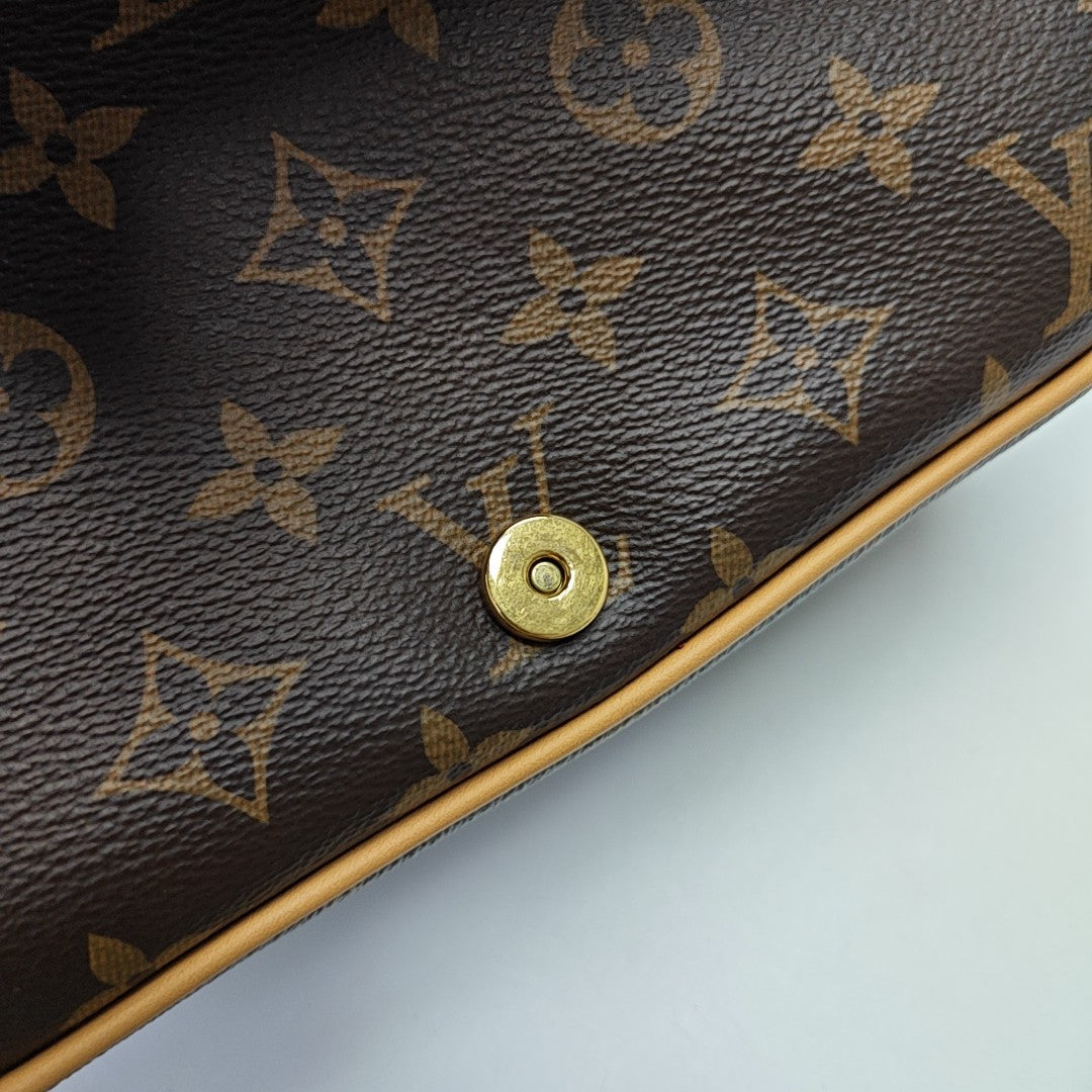 DIANE Monogram Coated Canvas Brown