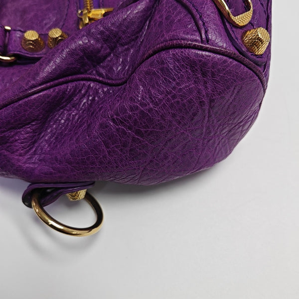 Classic City Mini Lambskin Purple