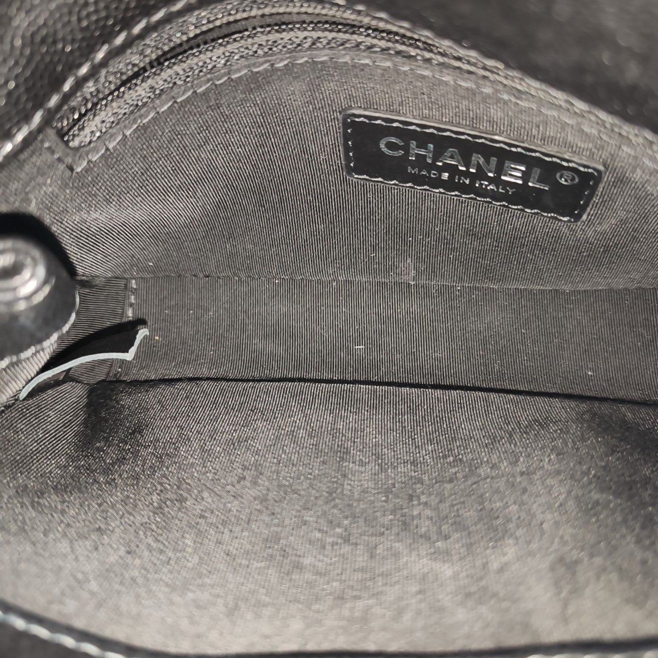 My Everything Flap Quilted Grained Calfskin Black