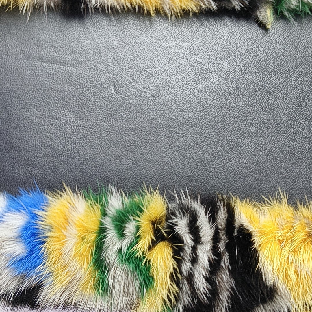Lady Dior Medium Fur Multicolor