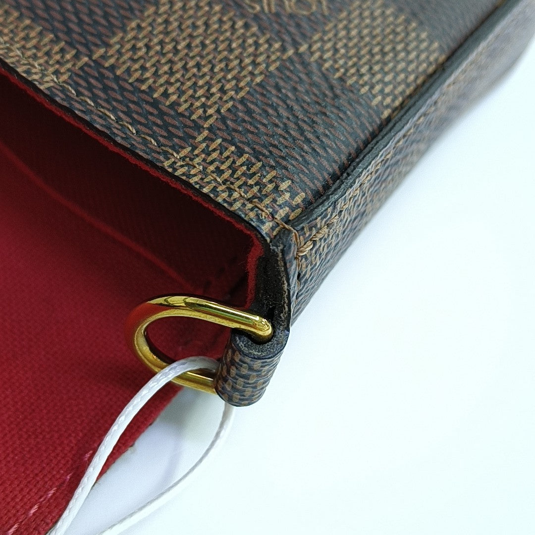 FÉLICIE Damier Ebene Coated Canvas Brown