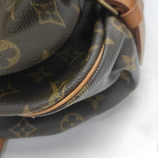 SAUMUR Monogram Coated Canvas Brown