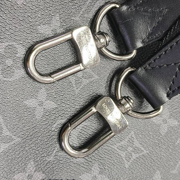 TRIO Monogram Coated Canvas Gray