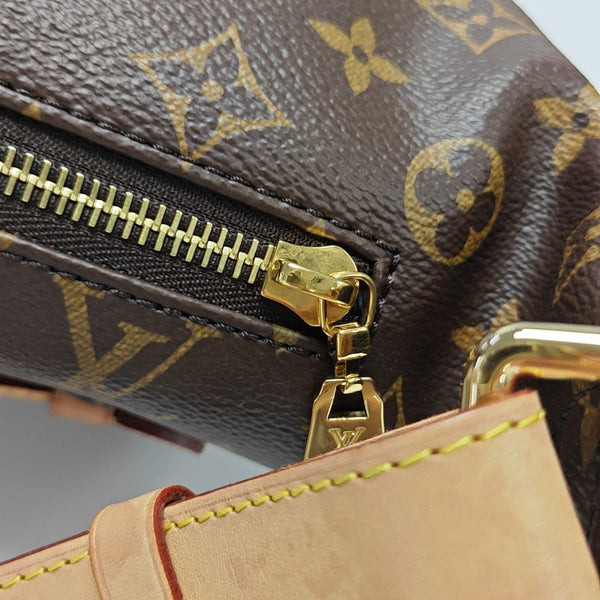 BUMBAG Monogram Coated Canvas Brown