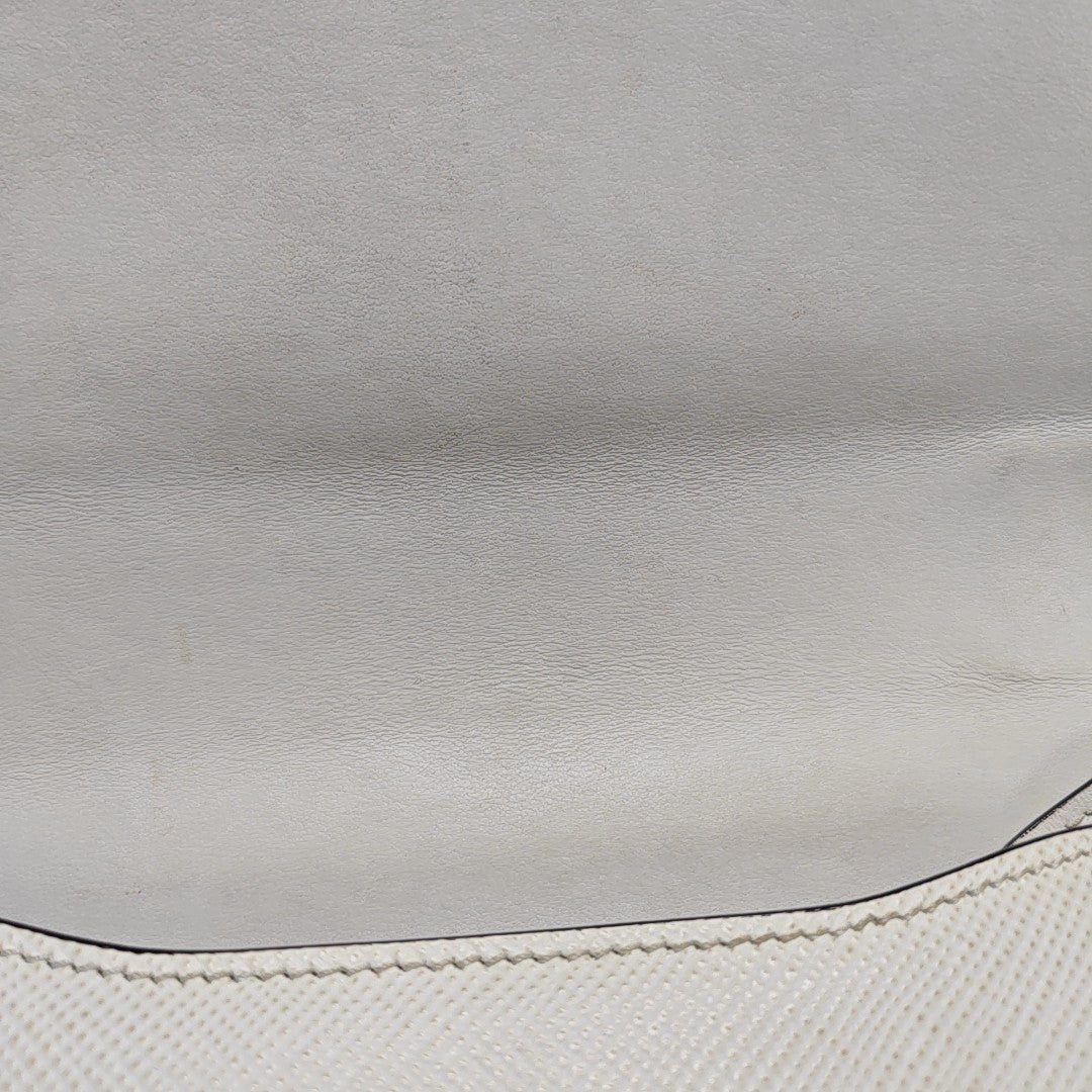 Monochrome Saffiano Calfskin White