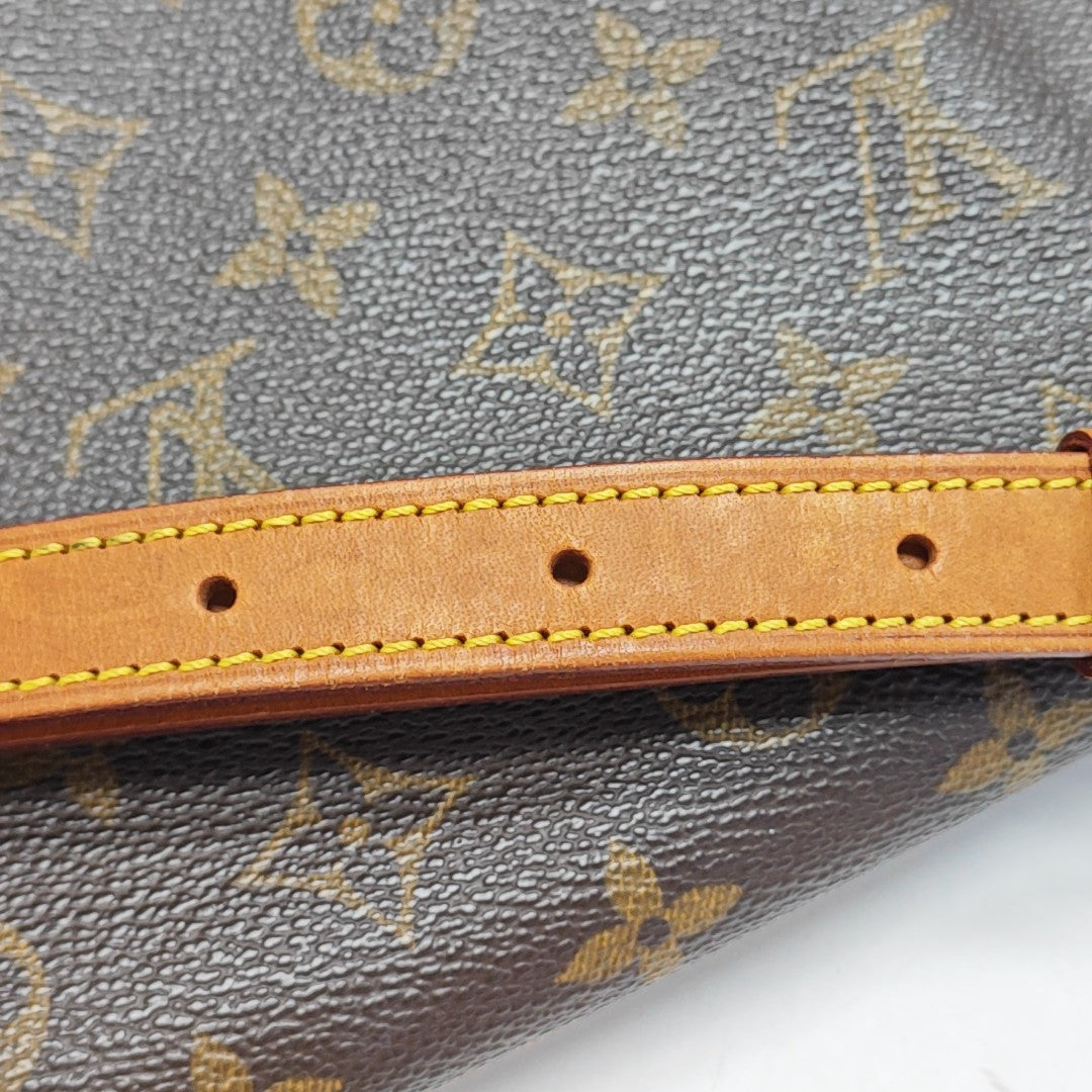MUSETTE TANGO Monogram Coated Canvas Brown