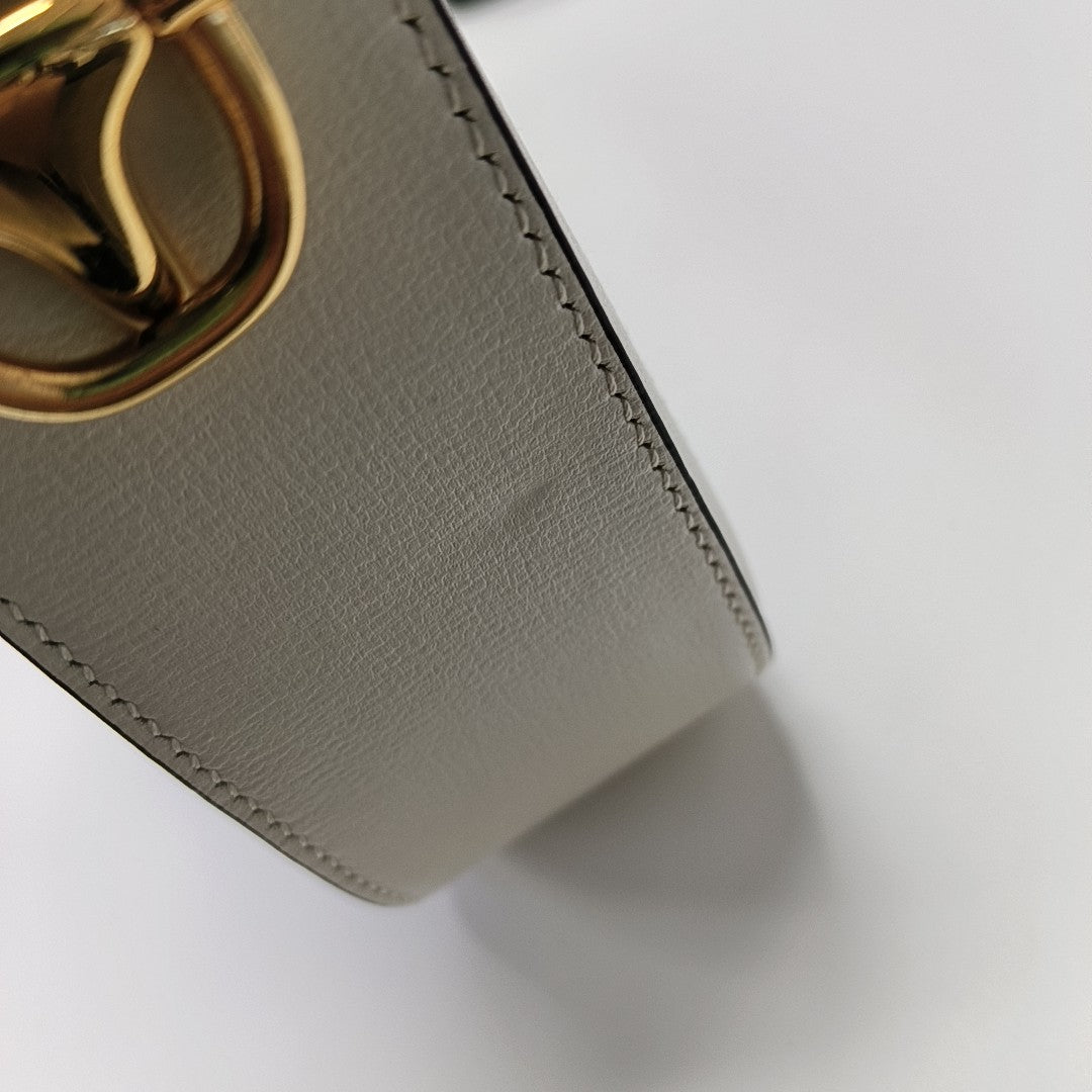 Horsebit 1955 Mini Coated Canvas Beige