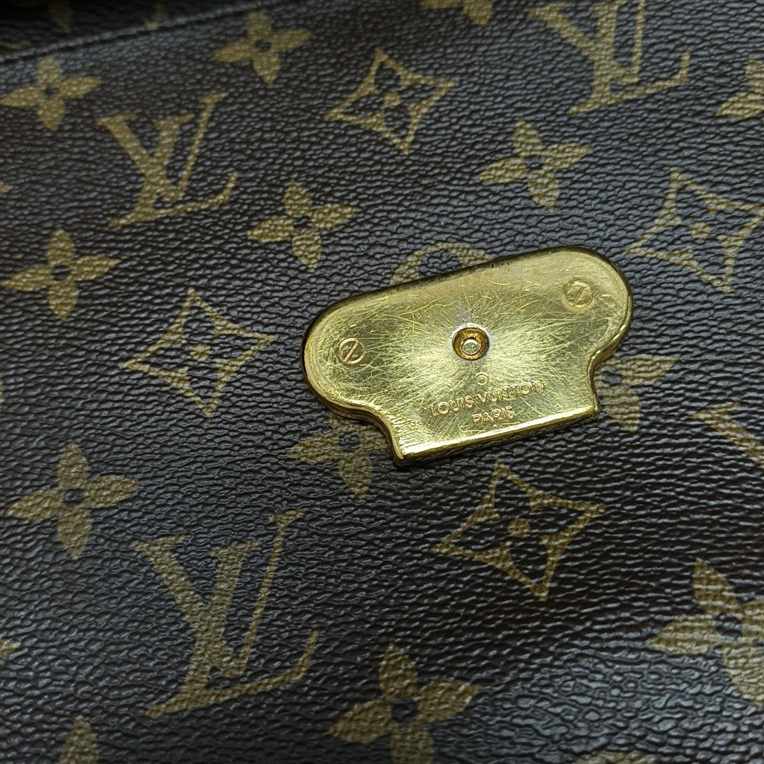 SAINT PLACIDE Monogram Coated Canvas Brown