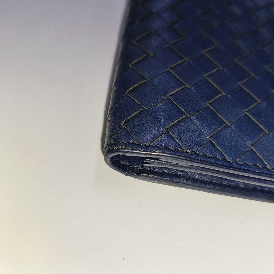 Calfskin Wallet Blue