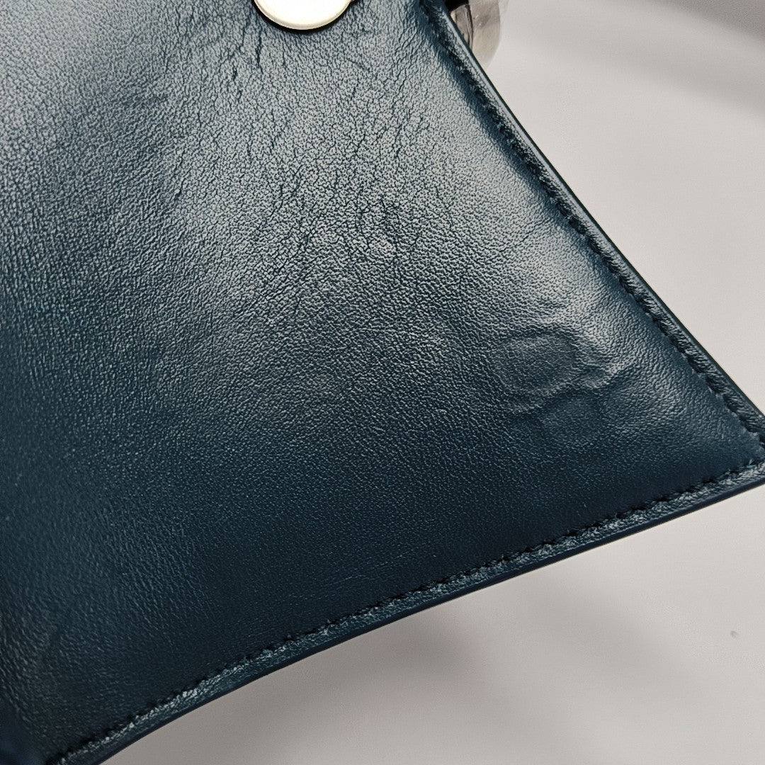 Hourglass XS Calfskin Blue