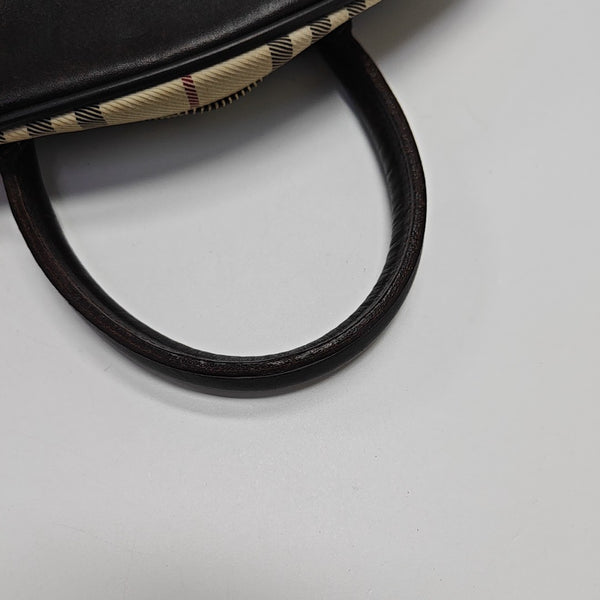 Canvas Top Handle Bag Beige