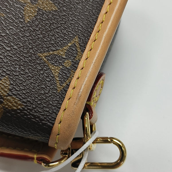 DIANE Nano Monogram Coated Canvas Brown