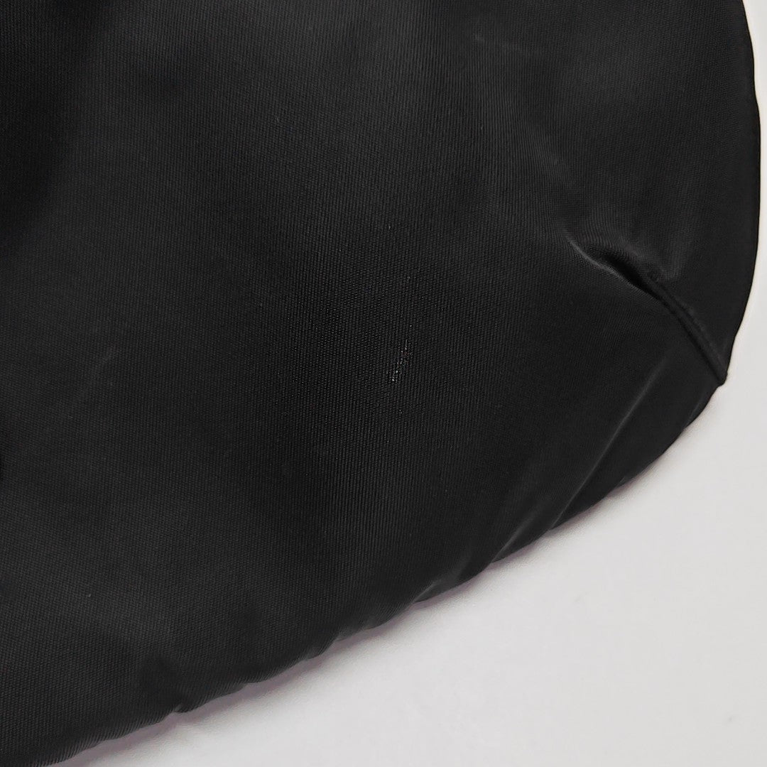 Nylon Shoulder Bag Black