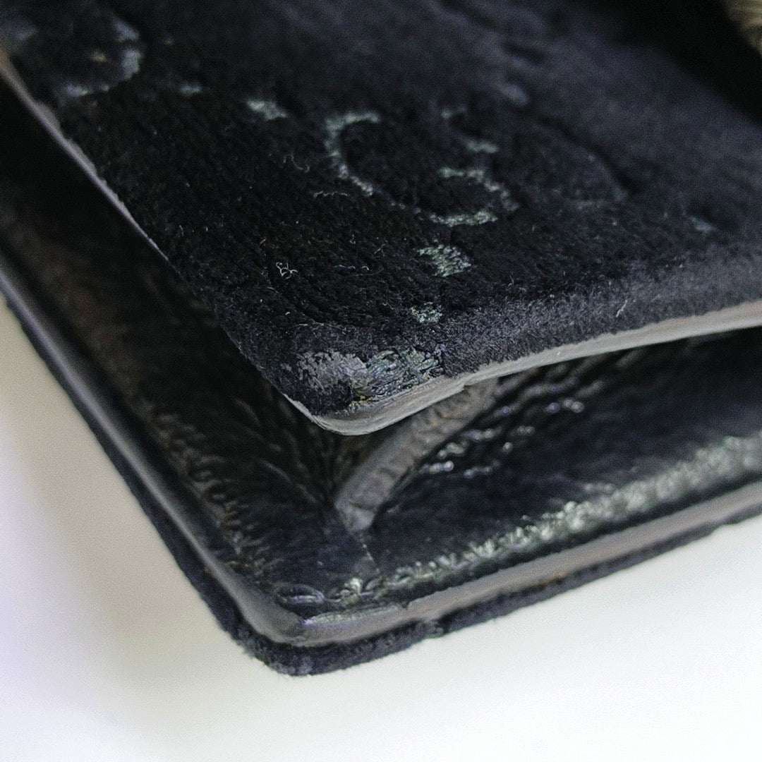 Authenticated pre-owned  Dionysus Super Mini Monogram Velvet Black - Shoulder Bag at Looply