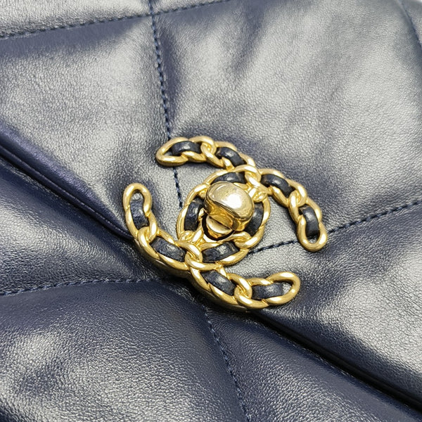 CHANEL 19 Small Quilted Lambskin Blue