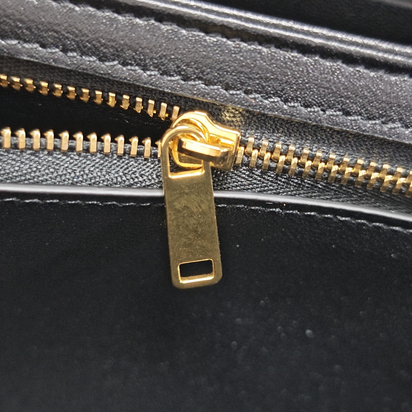 TRIOMPHE Medium Calfskin Black