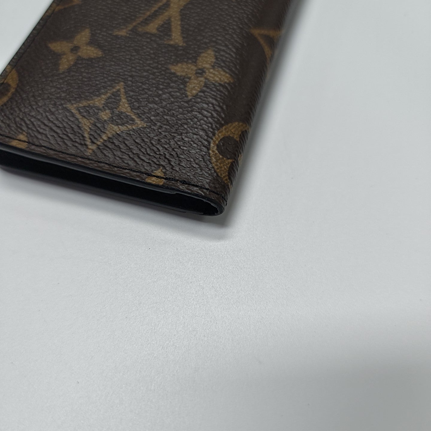 Monogram Coated Canvas Wallet Brown