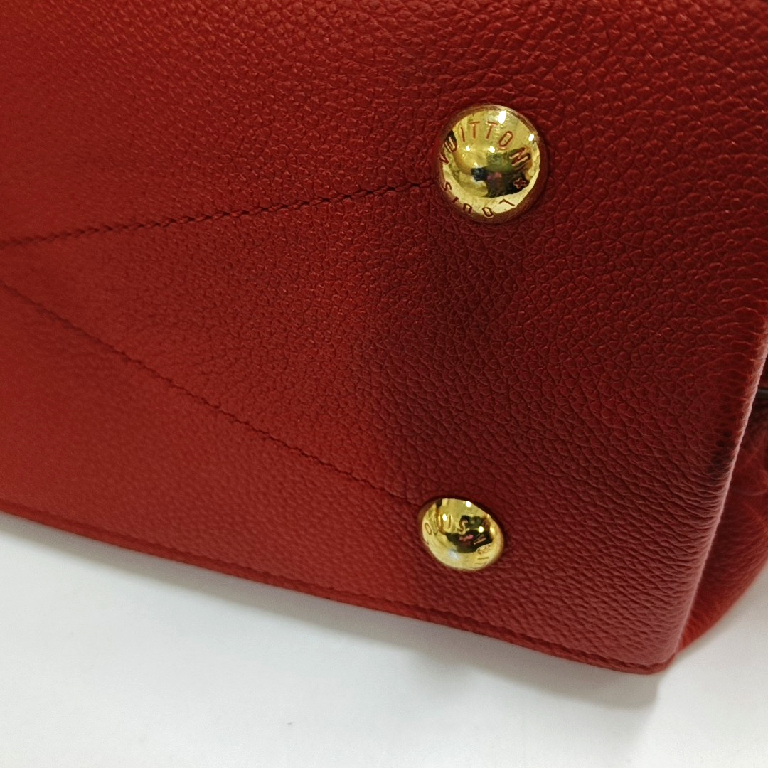 Monogram Calfskin Red