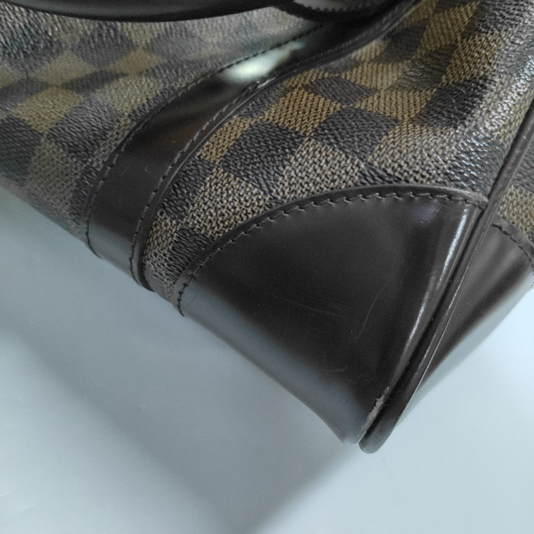 BERKELEY Damier Ebene Coated Canvas Brown