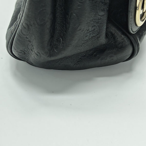 Sukey Monogram Calfskin Black