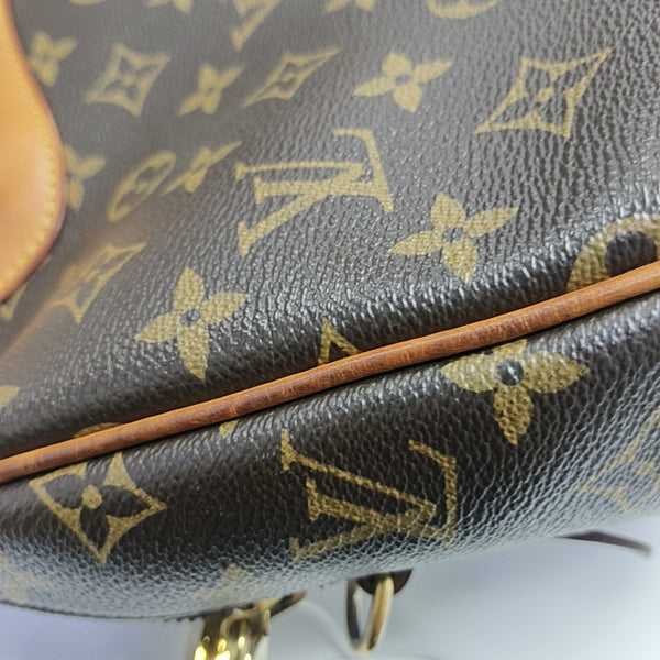 RETIRO NM Monogram Coated Canvas Brown
