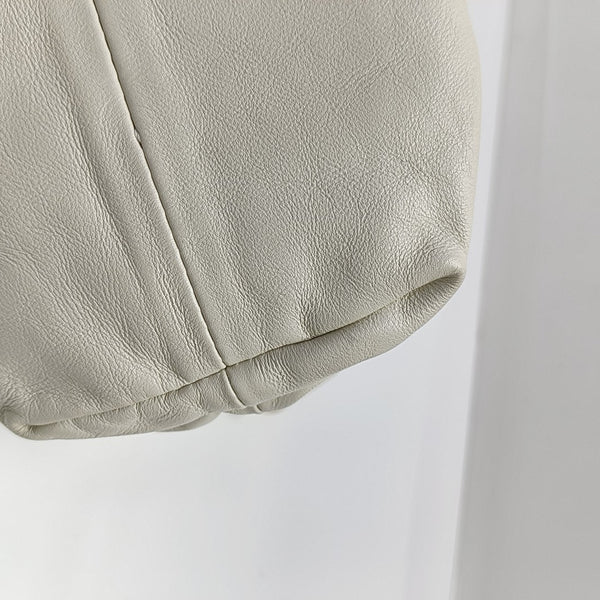 The Pouch Mini Calfskin White