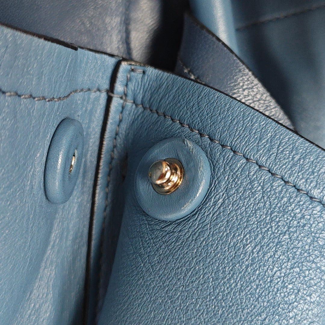 Double Calfskin Blue